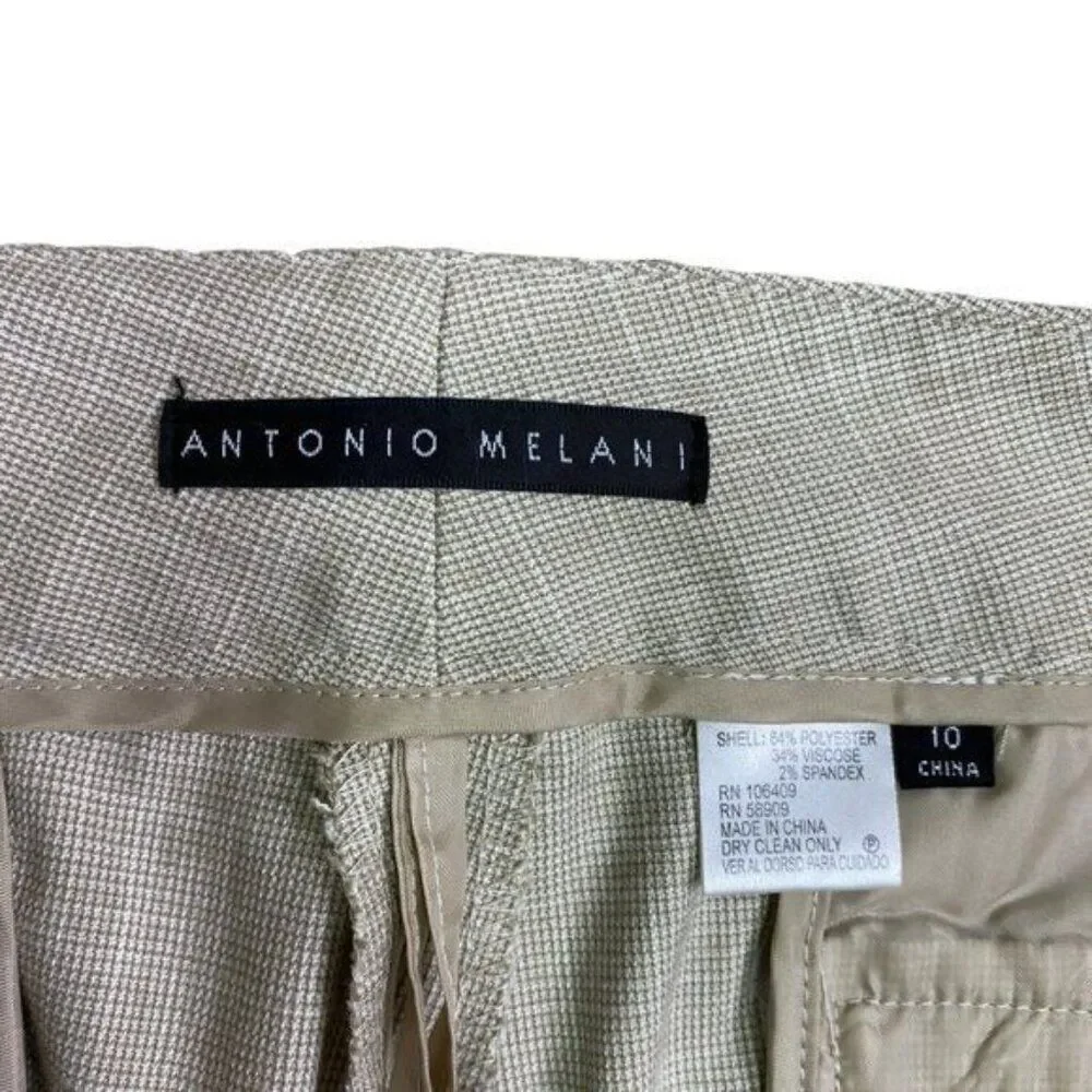 Antonio Melani Dress Slacks Size 10 Tan